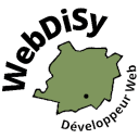 Logo entreprise Webdisy, développeur web
