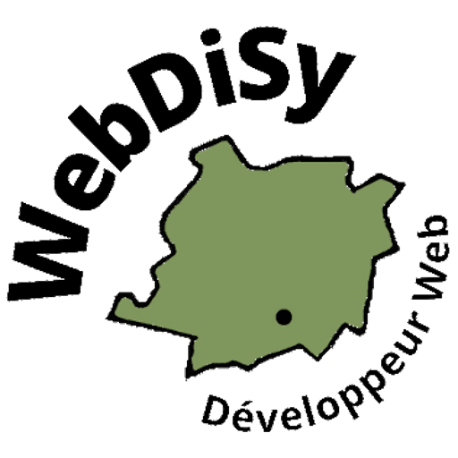 Logo entreprise Webdisy, développeur web
